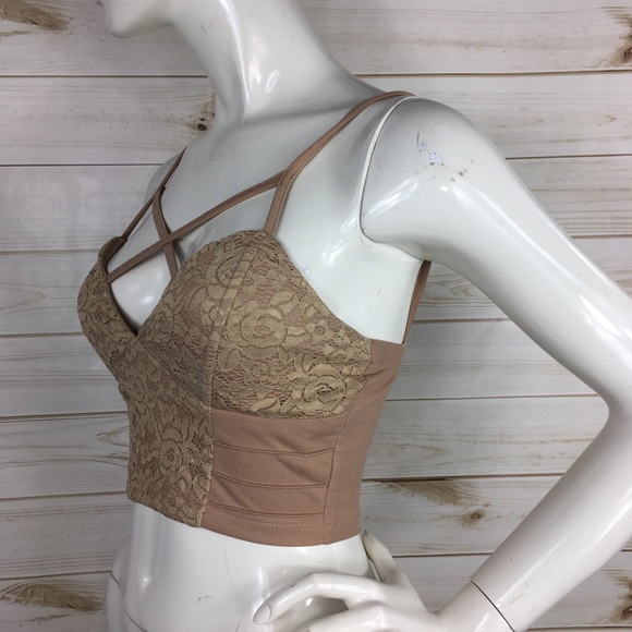 Alt. B Strappy Crop Top - Picture 2 of 8